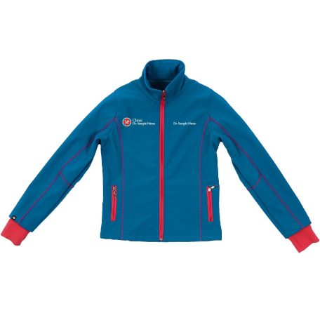  SOFTSHELL JACKET LIGHT BLUE/ROSE WOMEN