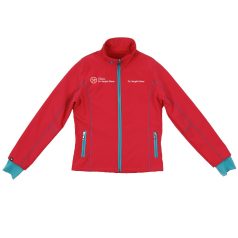  SOFTSHELL JACKET RED/SAPPHIRE WOMEN