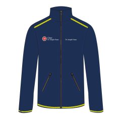  SOFTSHELL JACKET DARK BLUE/YELLOW MEN