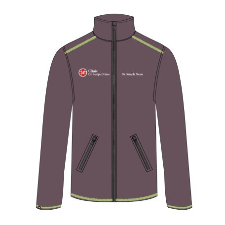  SOFTSHELL JACKET DARK GREY/LIGHT GREEN MEN