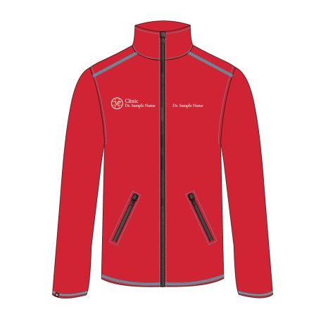  SOFTSHELL JACKE ROT/SAPHIR