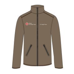  SOFTSHELL JACKET BEIGE/BROWN MEN