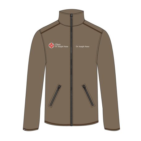  SOFTSHELL JACKET BEIGE/BROWN MEN