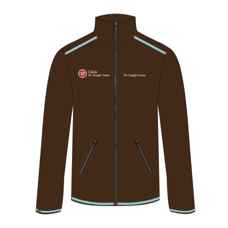  SOFTSHELL JACKET BROWN/SAPPHIRE MEN