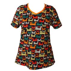 LADIES T-SHIRT WITH FULL PRINT