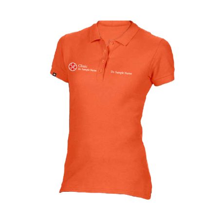 POLO-SHIRTS ORANGE WOMEN