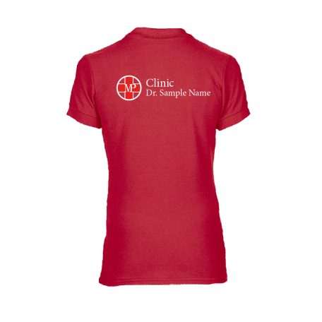 POLO-SHIRTS ROT DAMEN