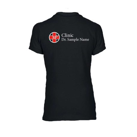 POLO-SHIRTS SCHWARZ DAMEN