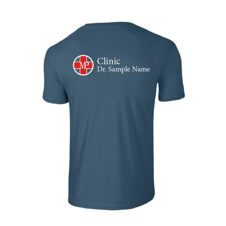 T-SHIRTS MIT TASCHE INDIGOBLAU HERREN