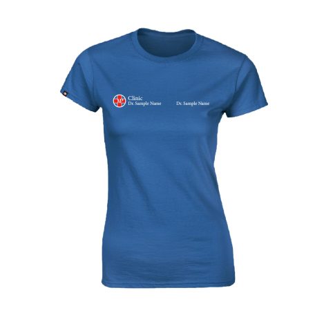 T-SHIRTS ROYAL BLUE WOMEN