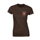 POCKET T-SHIRTS DARK CHOCOLATE WOMEN