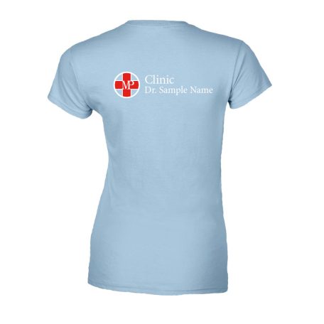 POCKET T-SHIRTS LIGHT BLUE WOMEN