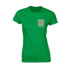 T-SHIRTS MIT TASCHE IRISCHES GRÜN DAMEN