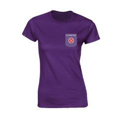 POCKET T-SHIRTS PURPLE WOMEN