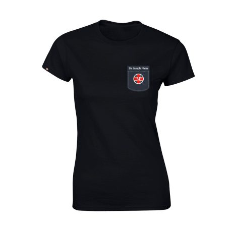 POCKET T-SHIRTS BLACK WOMEN