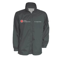 WINDBREAKER WITH LINING DARK GREY