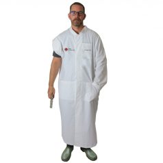 EXAMINATION GOWN WHITE