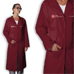MEDICAL COAT FOR WOMEN WINE